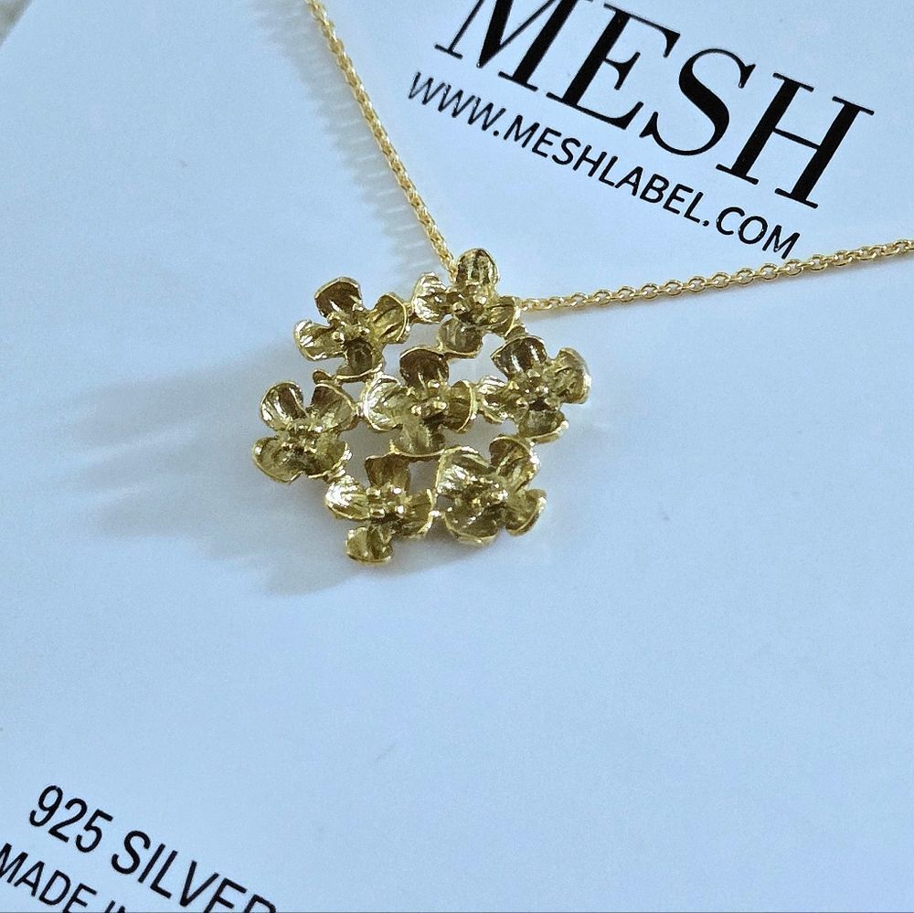 MESH "Lil Garden"💐 Pendant Necklace - NIB - Picture 12 of 16